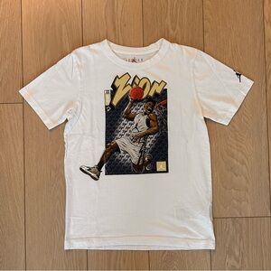 Air Jordan Youth Zion T-shirt Size Large 12-13yrs White Tee